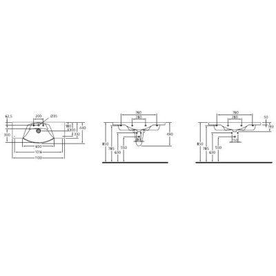 Раковина Ideal Standard Motion W890201
