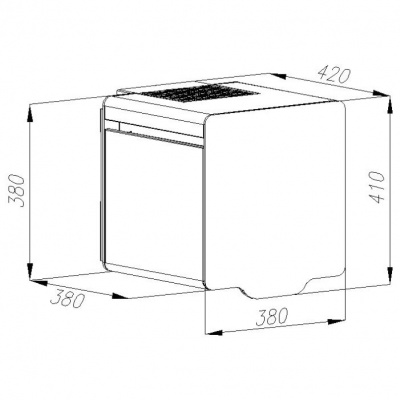 Вытяжка Ciarko Cube 38 Wh