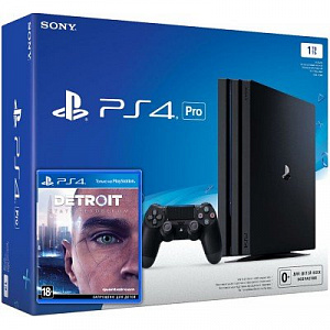 Игровая приставка Sony PlayStation 4 Slim 500Gb + Detroit Стать человеком (Ps4)