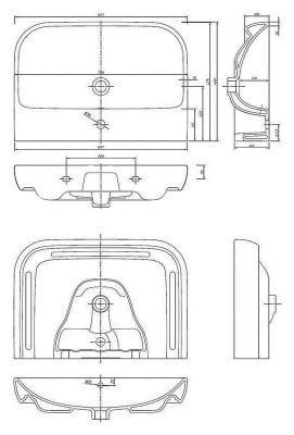 Раковина Ifo Grandy 210700100