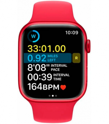 Apple Watch Series 8 45mm Red Sport Band