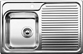 Кухонная мойка Blanco Classic 40 S нержавеющая сталь 1 чаша с крылом, цвет нержавейка 511125