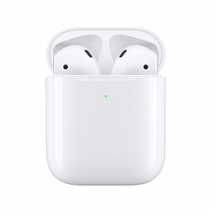 Беспроводные наушники Apple AirPods 2 (беспроводная зарядка чехла), белый