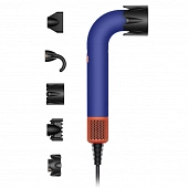 Фен Dyson Hd18 Supersonic R Pro Vinca Blue /Topaz Orange (4 насадки)
