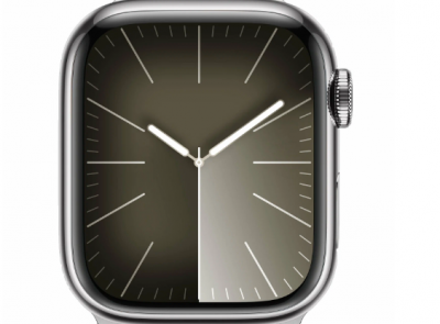 Apple Watch Series 9 41mm Silver S.Steel Case with Silver Milanese Loop Mrjv3