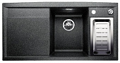 Кухонная мойка Blanco Axia Ii 6 S-F гранитная 2 чаши с крылом, цвет антрацит 516875