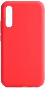 Накладка для Samsung Galaxy A50 с перфорацией красная EG