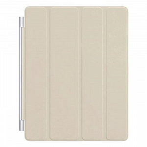 Чехол Smart Cover для Apple iPad кожаный Бежевый