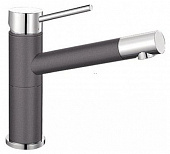 515325 Blanco Alta Compact Silgranit Смеситель для кухни, цвет хром , серый шелк