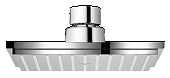 Grohe Euphoria Cube Верхний душ, 152x152, 9,4 л   27705000