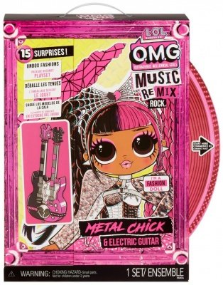Кукла Лол Surprise OMG Remix Rock Music Metal Chick