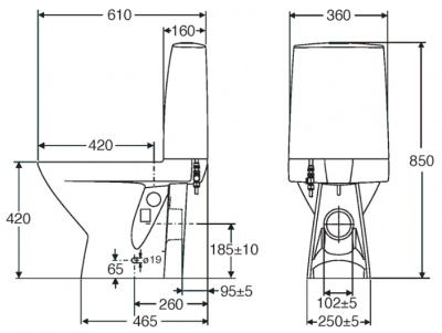 Унитаз Ido Seven 3921801101