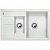 Кухонная мойка Blanco Metra 6S Compact, 78*50, гранит, белый 513468