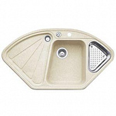 Кухонная мойка Blanco Delta F гранитная 2 чаши с крылом, цвет жасмин 510917
