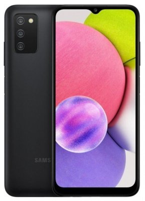 Смартфон Samsung Galaxy A03s 64Gb черный