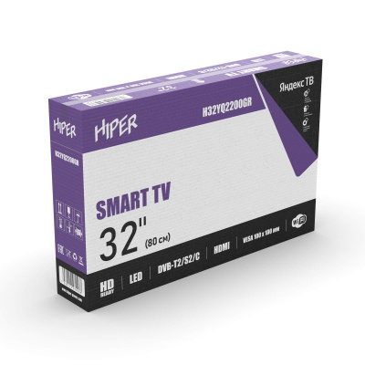 Телевизор HIPER 32 HD SMART H32YQ2200GR
