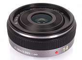 Объектив Panasonic Lumix G Pancake Lens (14 mm, F2.5 Wide-Angle) (серебристый)