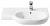 Раковина Roca Meridian 32724R000, 750х460,правый(бел)