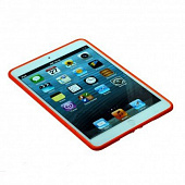 Бампер для iPad mini Оранжевый с прозрачной вставкой