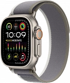 Apple Watch Ultra 2 (2024) 49 mm Natural Titanium Case with Green/Gray Trail Loop