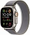 Apple Watch Ultra 2 (2024) 49 mm Natural Titanium Case with Green/Gray Trail Loop