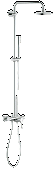 Grohe Concetto Душевая система для душа, кронштейн 450мм, хром 23061001