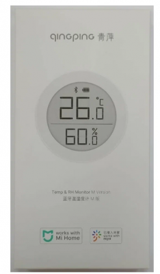 Метеостанция Xiaomi Qingping Bluetooth Temp & Rh Monitor M Version (белая)