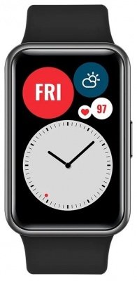 Умные часы Huawei Watch Fit графитовый черный