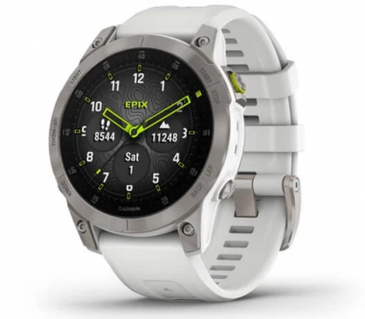 Часы Watch Garmin Epix Gen 2 Sapphire Titanium White