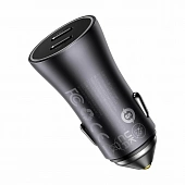 Автомобильная зарядка Baseus Golden Contactor Max Dual Fast Charger Car Charger U+C 40W