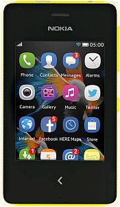 Nokia Asha 500 Ds Yellow