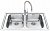 Кухонная мойка Smeg Ll862