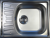 Кухонная мойка Franke Norm 43 L~3 1,2  c переливом,размер 56*43,5 см.,шкаф 50, нержавеющая сталь,декор ,Fr