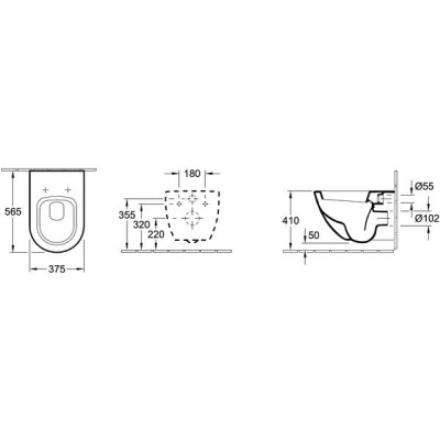 Унитаз Villeroy&Boch Subway 6600 1001