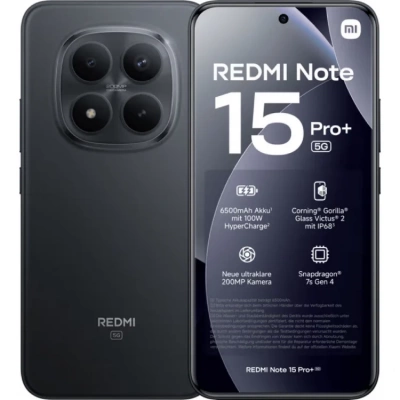 Смартфон Xiaomi Redmi Note 15 Pro+ 5G 12/512Gb Black