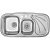 Кухонная мойка Longran Edp1000.500 20Xw8p 1R Эдельвейс