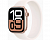 Apple Watch Series 10 Gps 42mm Rose Gold Aluminum Case with Plum Sport Loop