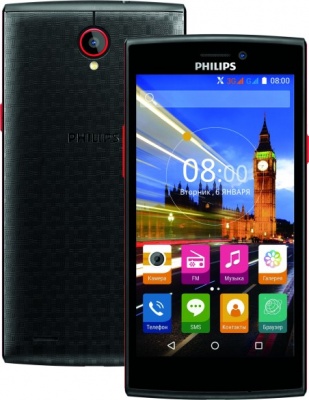 Philips S337 (черно-красный)