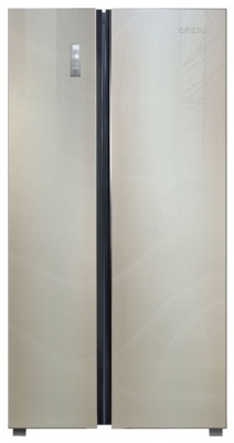 Холодильник Ginzzu Nfk-530 Gold glass