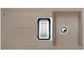 Кухонная мойка Blanco Metra 6 S гранитная 2 чаши с крылом, цвет серый бежевый 517354