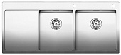 Кухонная мойка Blanco Claron 8S-If,А (чаша слева) нерж. сталь с клапаном 514004