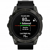 Часы Epix Pro Gen 2 Sapphire (47mm) Carbon Gray Titanium with Black Band