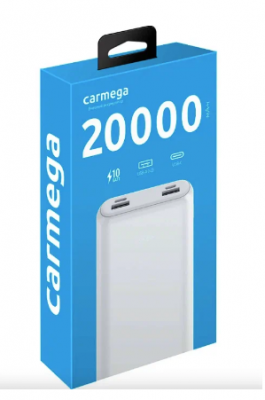Внешний аккумулятор CARMEGA 20000 мАч 