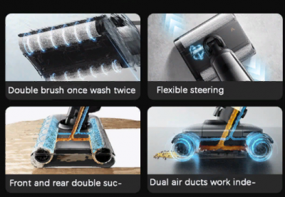 Пылесос Viomi Dual Brush Scrubber Super 2 (Vxxd03)