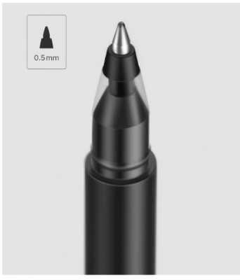 Набор гелевых ручек Xiaomi Mi Jumbo Gel Ink Pen (Mjzxb02wc) 10 шт, черные