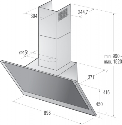 Вытяжка Gorenje Whi941e6b