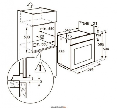Духовой шкаф Electrolux Opeb9953z
