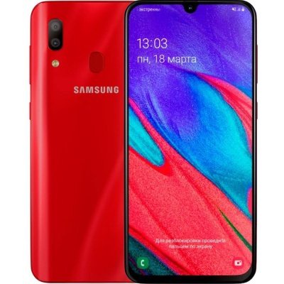 Смартфон Samsung Galaxy A40 4/64Gb Red (красный)