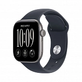 Apple Watch Series 12 46 Space Gray with Navy Blue Sport Band