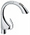 Смеситель  однорычажный для мойки с выдвижным изливом,лейкой Grohe K4, нержавеющая сталь   33782